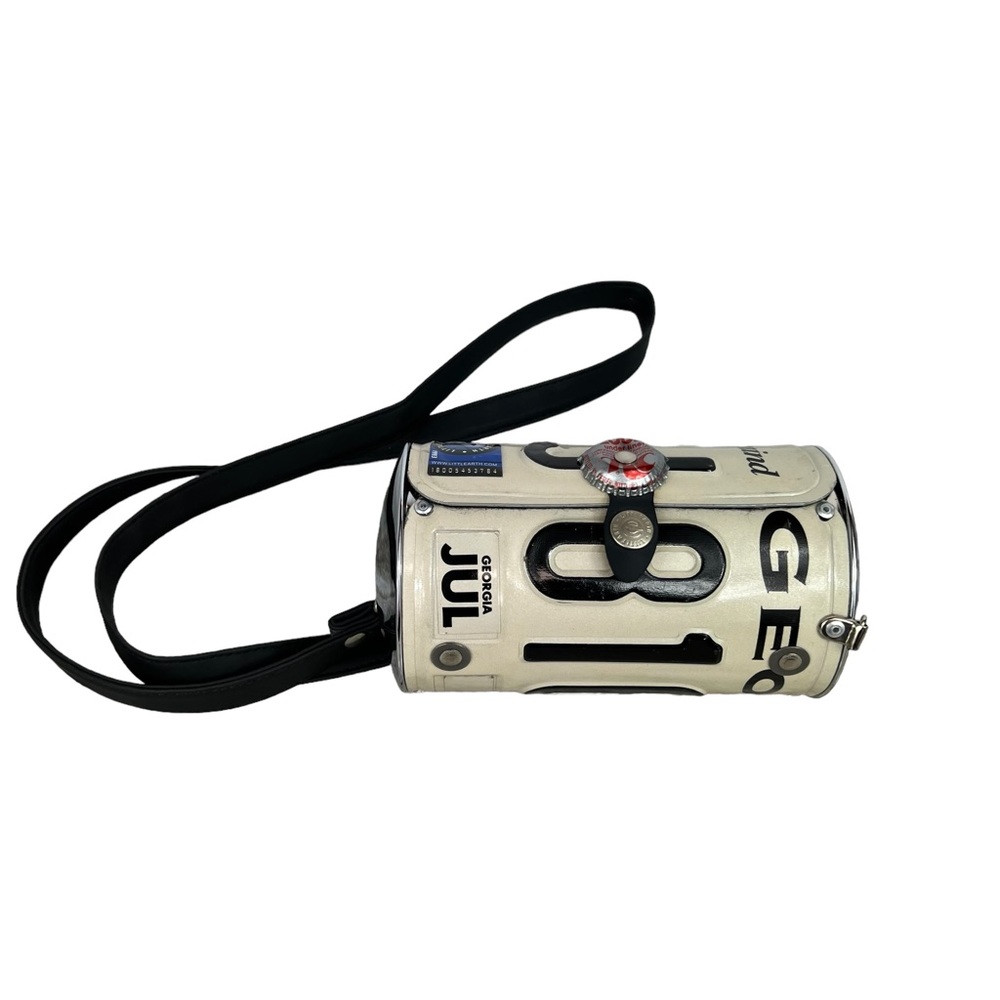 Little Earth Graphic Black and White Crossbody Bag